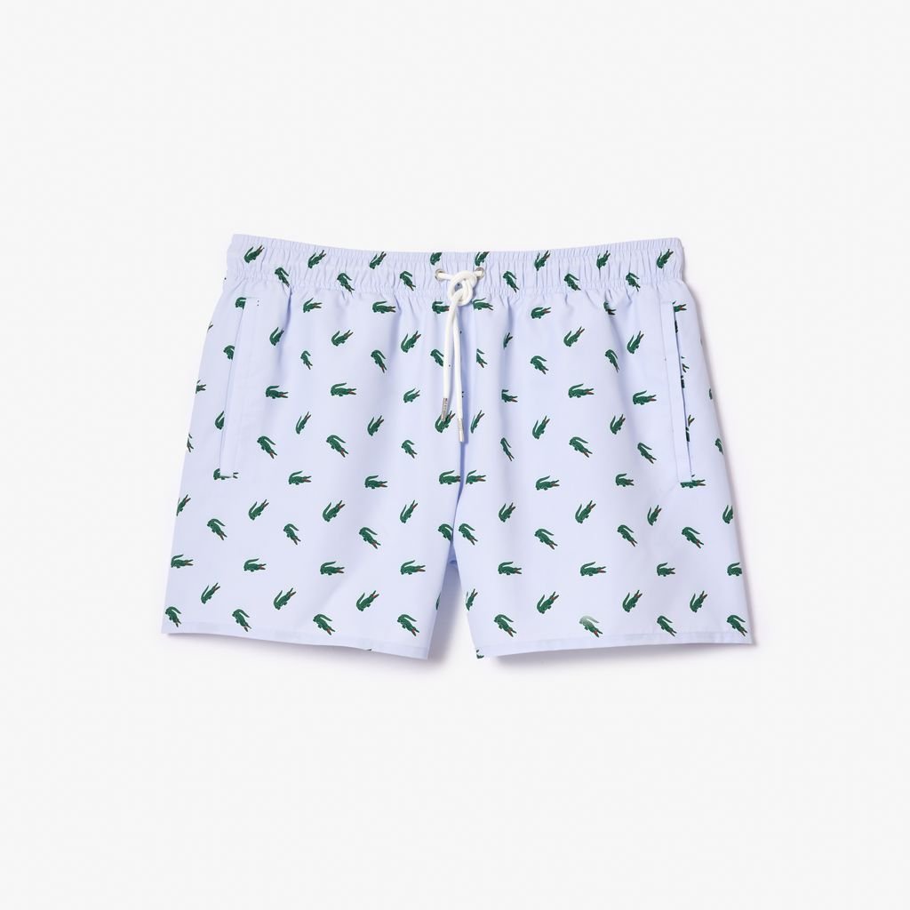 Quần Bơi Lacoste Nam In Logo Cá Sấu
