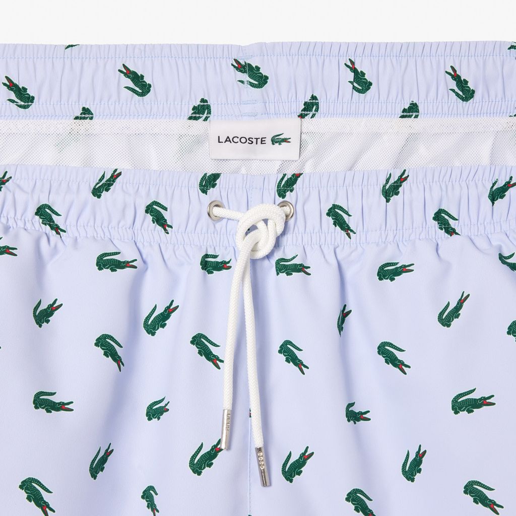 Quần Bơi Lacoste Nam In Logo Cá Sấu