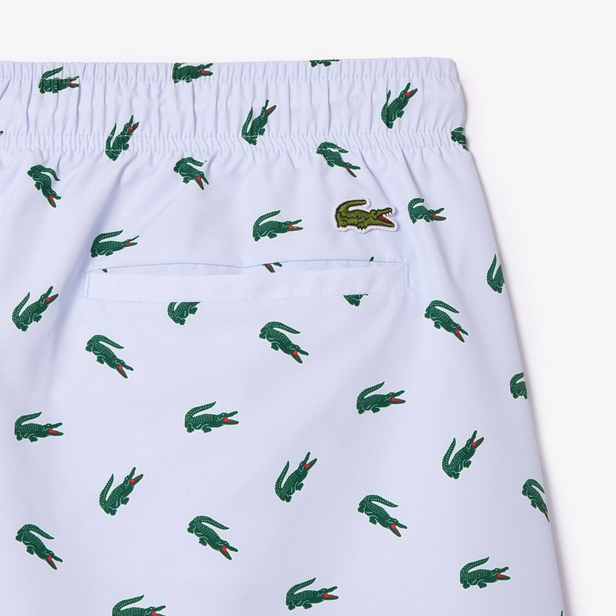 Quần Bơi Lacoste Nam In Logo Cá Sấu