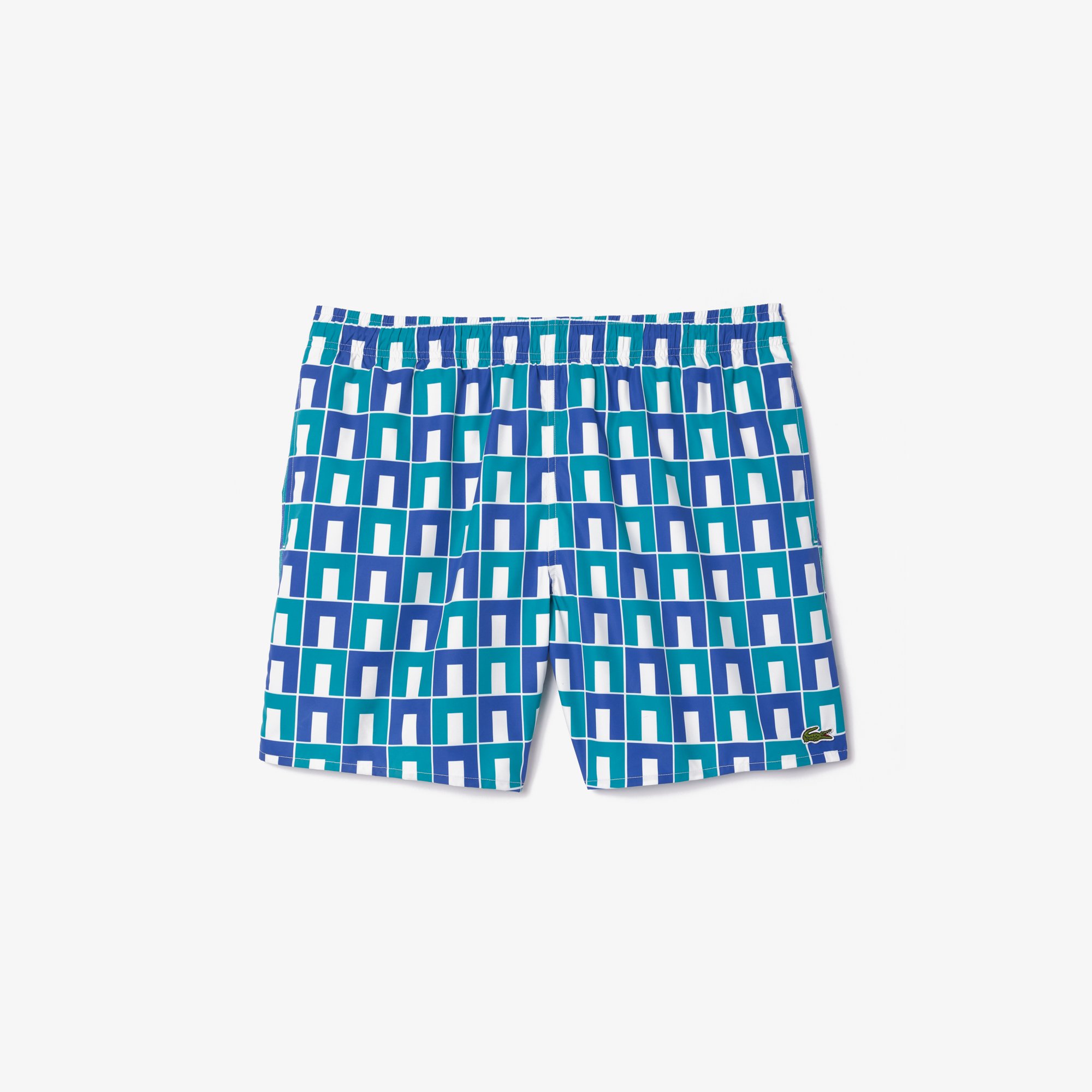 Quần Bơi Lacoste Nam Dài Vừa Phải Họa Tiết In