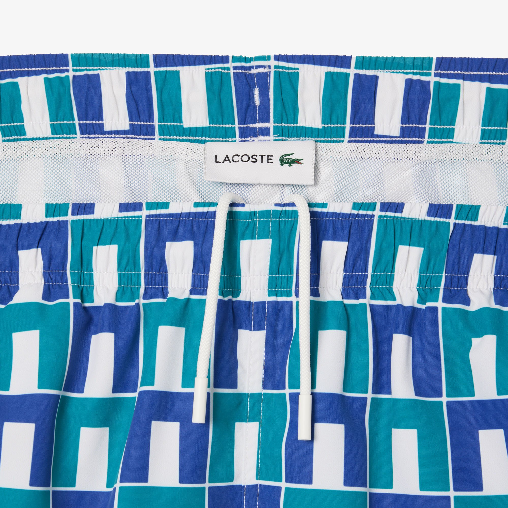 Quần Bơi Lacoste Nam Dài Vừa Phải Họa Tiết In