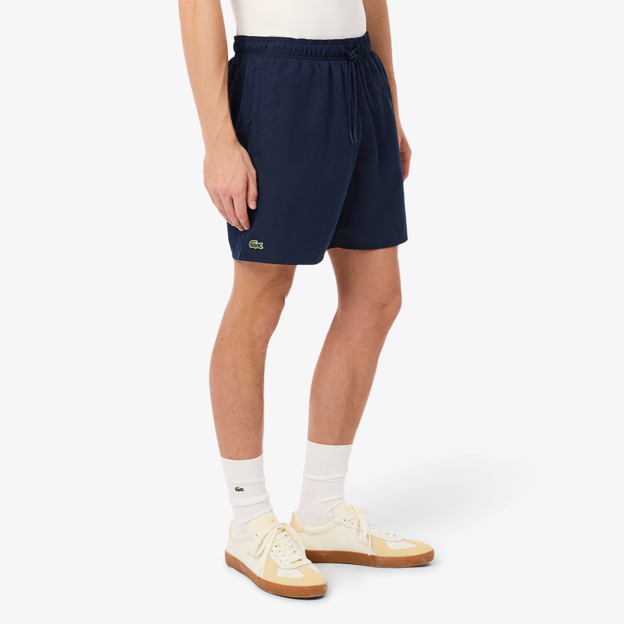 Quần Bơi Lacoste Nam Chiều Dài Trung Bình Màu Đơn Sắc