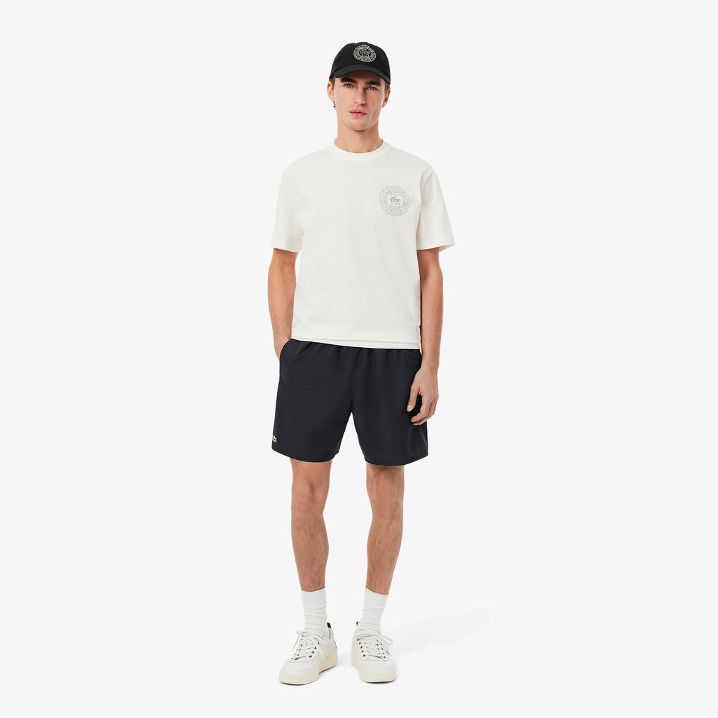 Quần Bơi Lacoste Nam Chiều Dài Trung Bình Màu Đơn Sắc