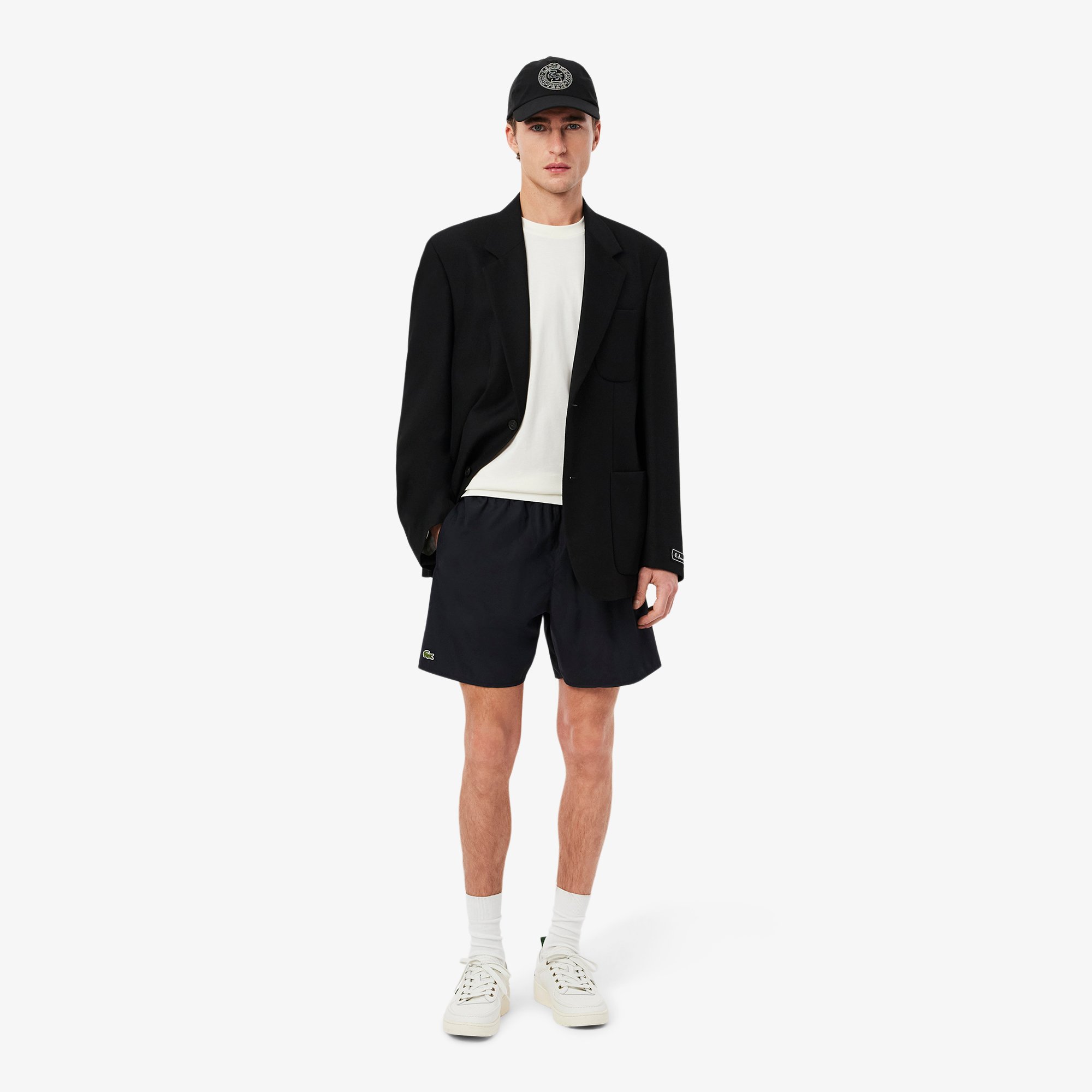 Quần Bơi Lacoste Nam Chiều Dài Trung Bình Màu Đơn Sắc