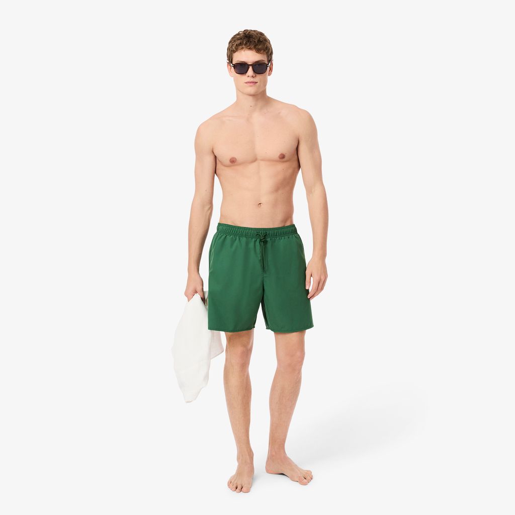 Quần Bơi Lacoste Nam Chiều Dài Trung Bình Màu Đơn Sắc