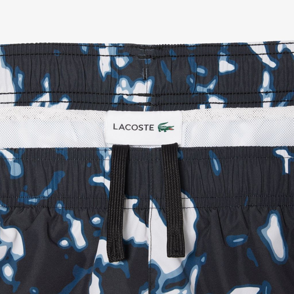 Quần Bơi Lacoste Nam Dáng Ngắn HọaTiết In