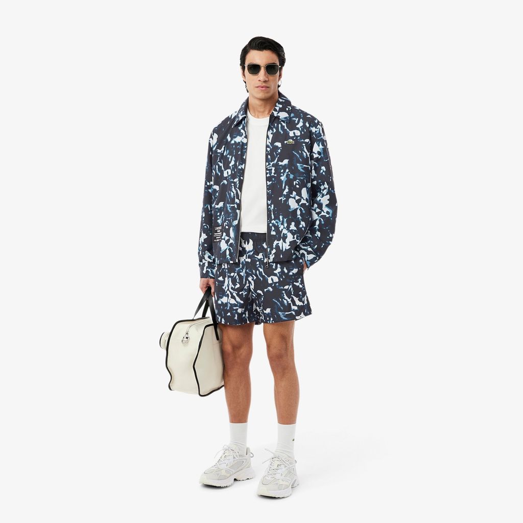 Quần Bơi Lacoste Nam Dáng Ngắn HọaTiết In