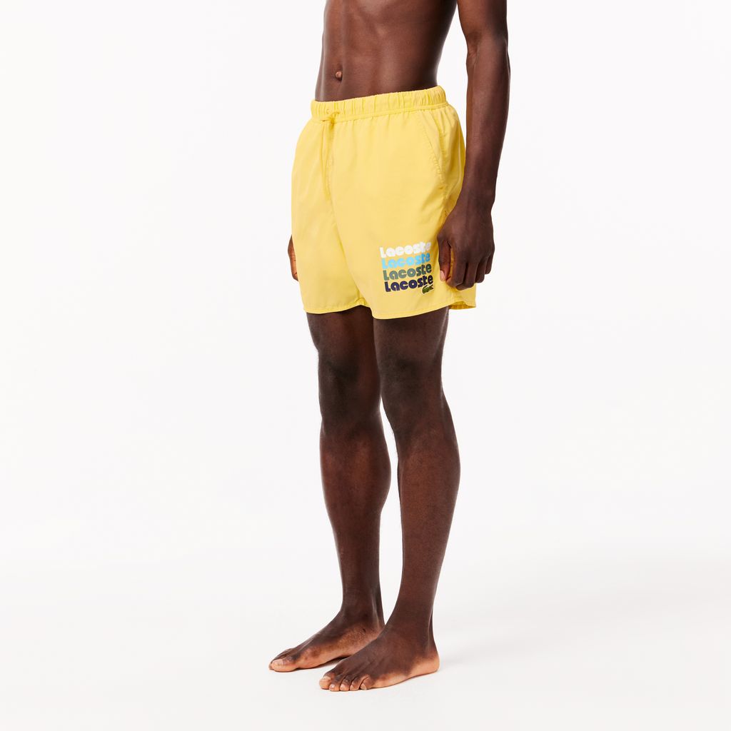 Quần Bơi Lacoste Nam Dài Vừa Phải Hiệu Ứng Wash