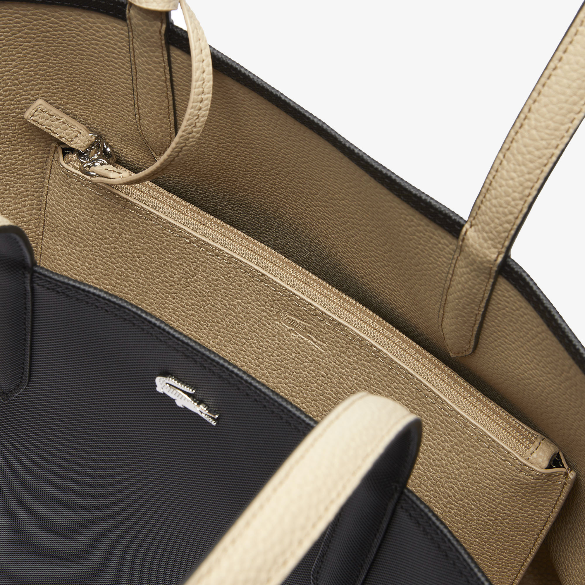 Túi Tote Lacoste Nữ Anna Có Thể Đảo Ngược Kèm Túi