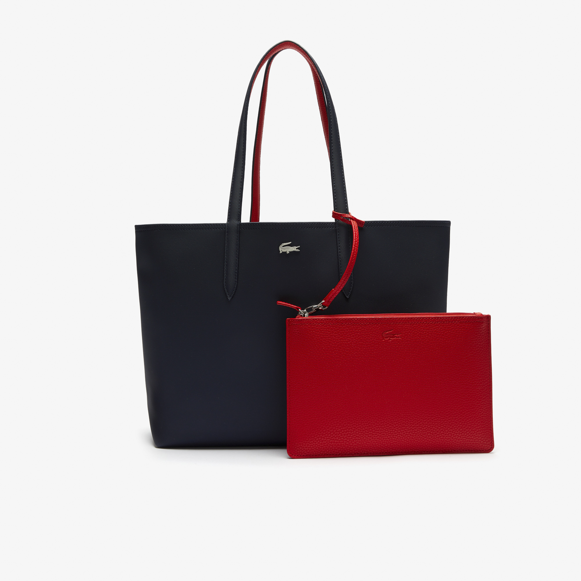 Túi Tote Lacoste Nữ Anna Có Thể Đảo Ngược Kèm Túi