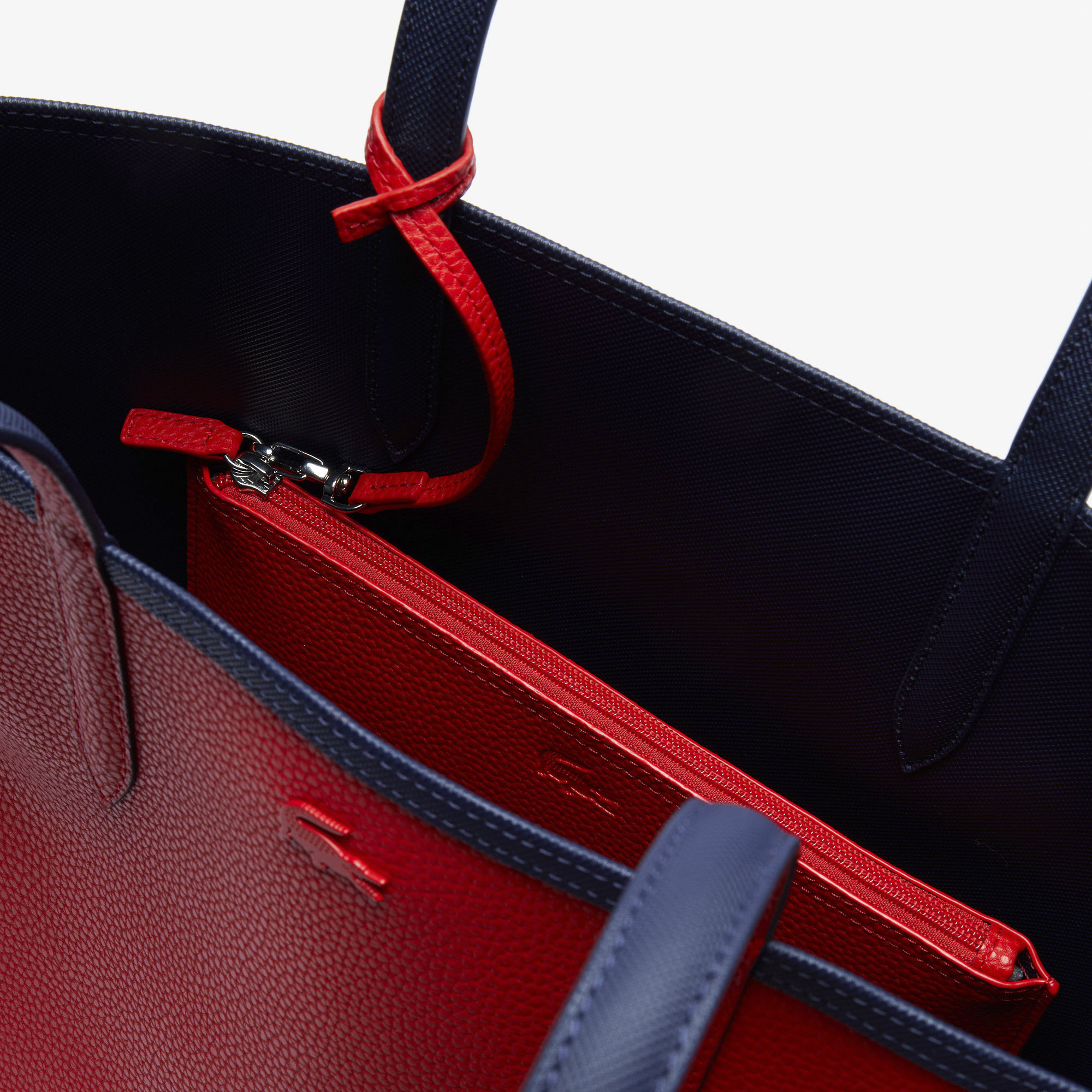 Túi Tote Lacoste Nữ Anna Có Thể Đảo Ngược Kèm Túi