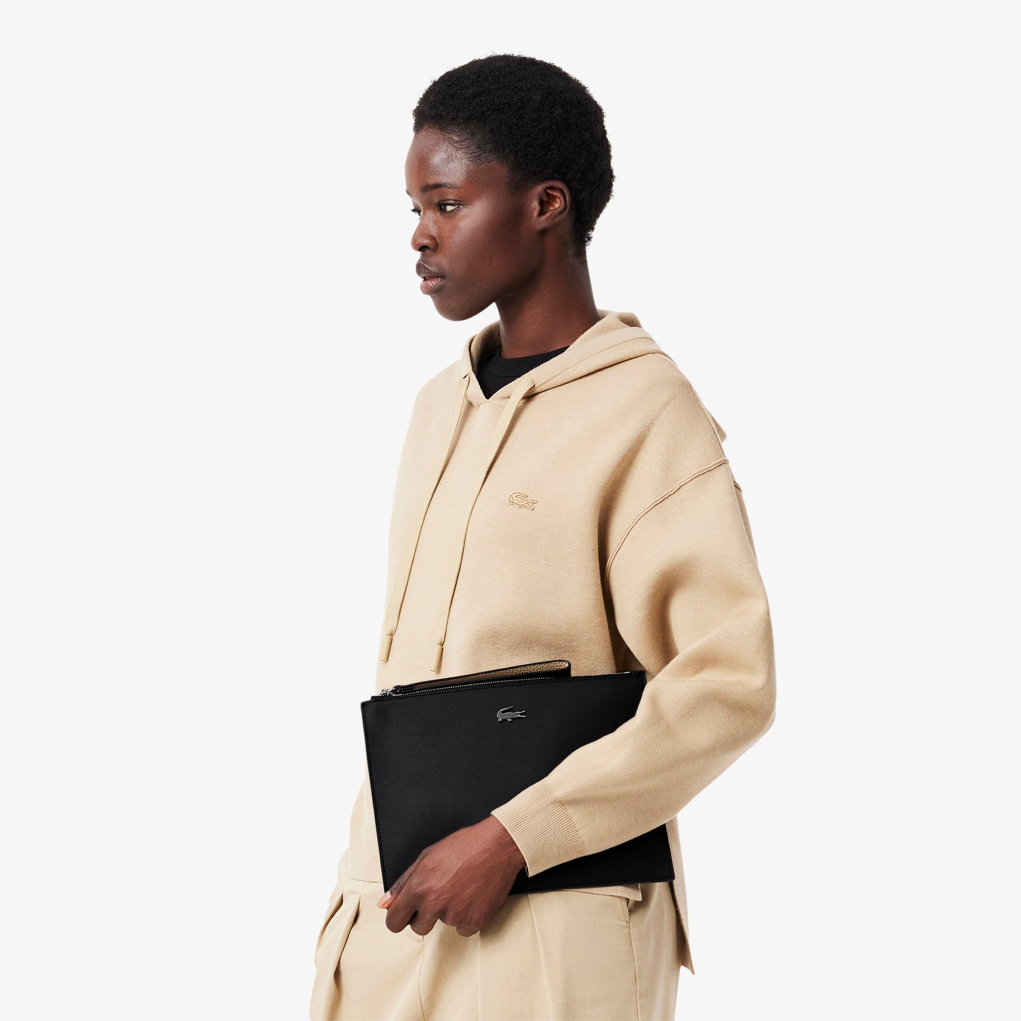 Ví Cầm Tay Lacoste Nữ Anna Canvas