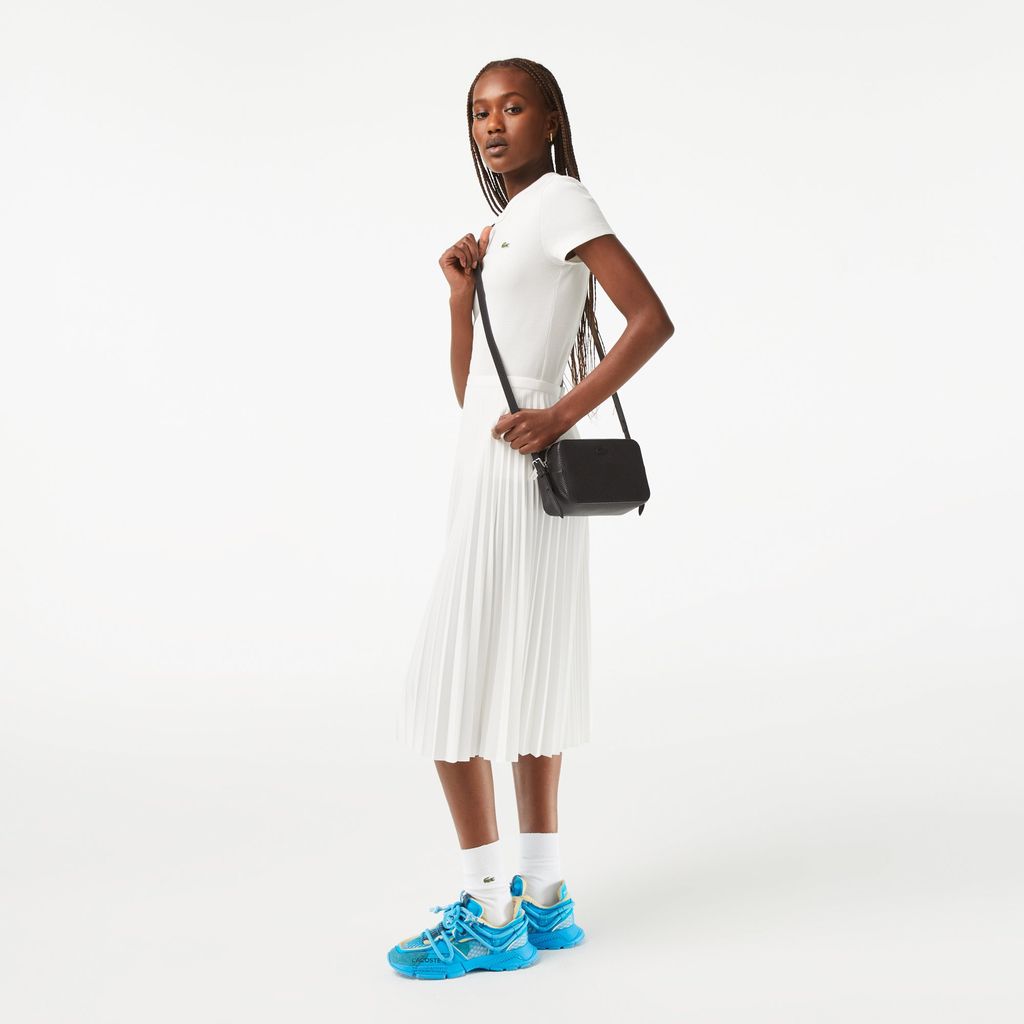 Túi Đeo Chéo Lacoste Unisex Chantaco Piqué Chất Liệu Da