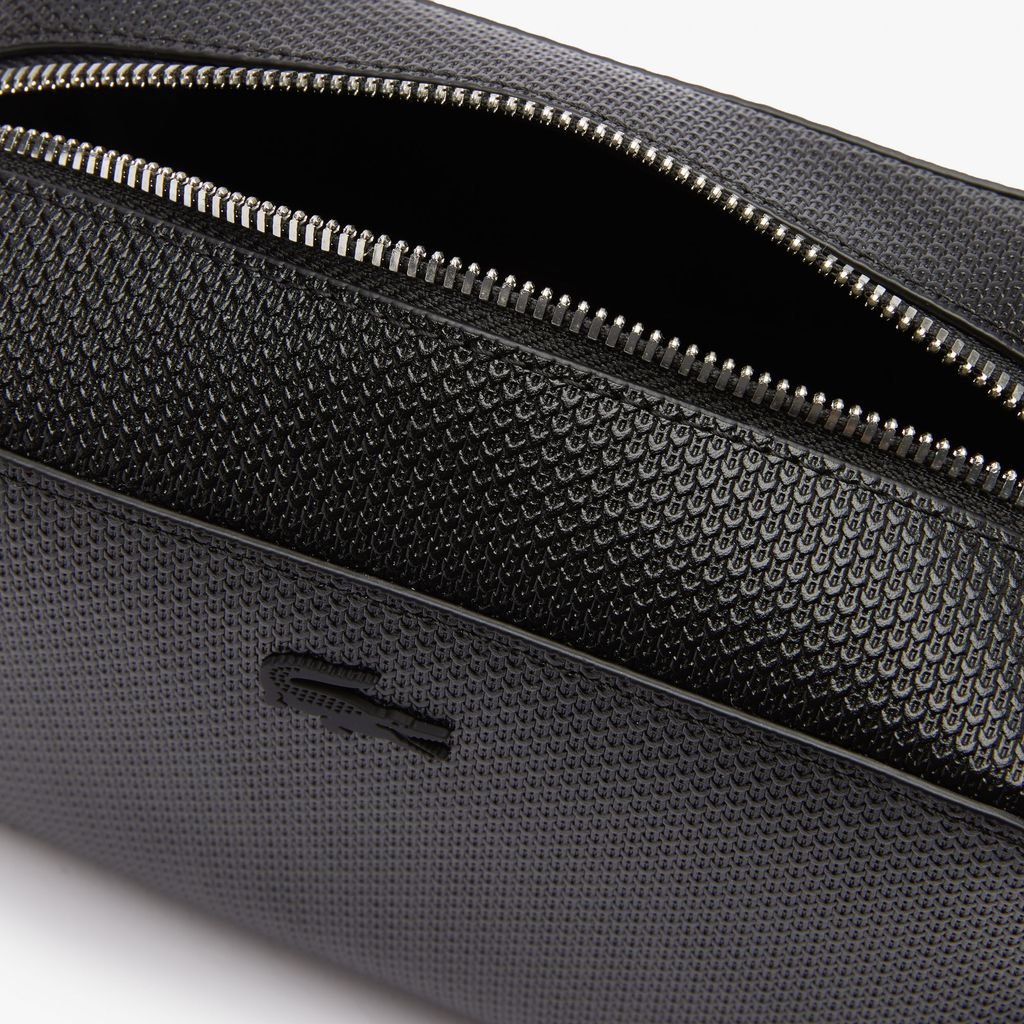 Túi Đeo Chéo Lacoste Unisex Chantaco Piqué Chất Liệu Da