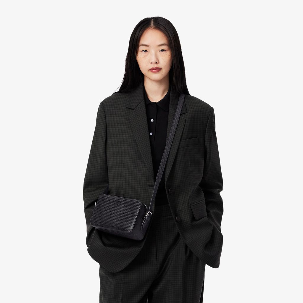 Túi Đeo Chéo Lacoste Unisex Chantaco Piqué Chất Liệu Da