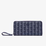 Ví Lacoste Nữ Cỡ Lớn Có Khoá Kéo Họa Tiết Monogram