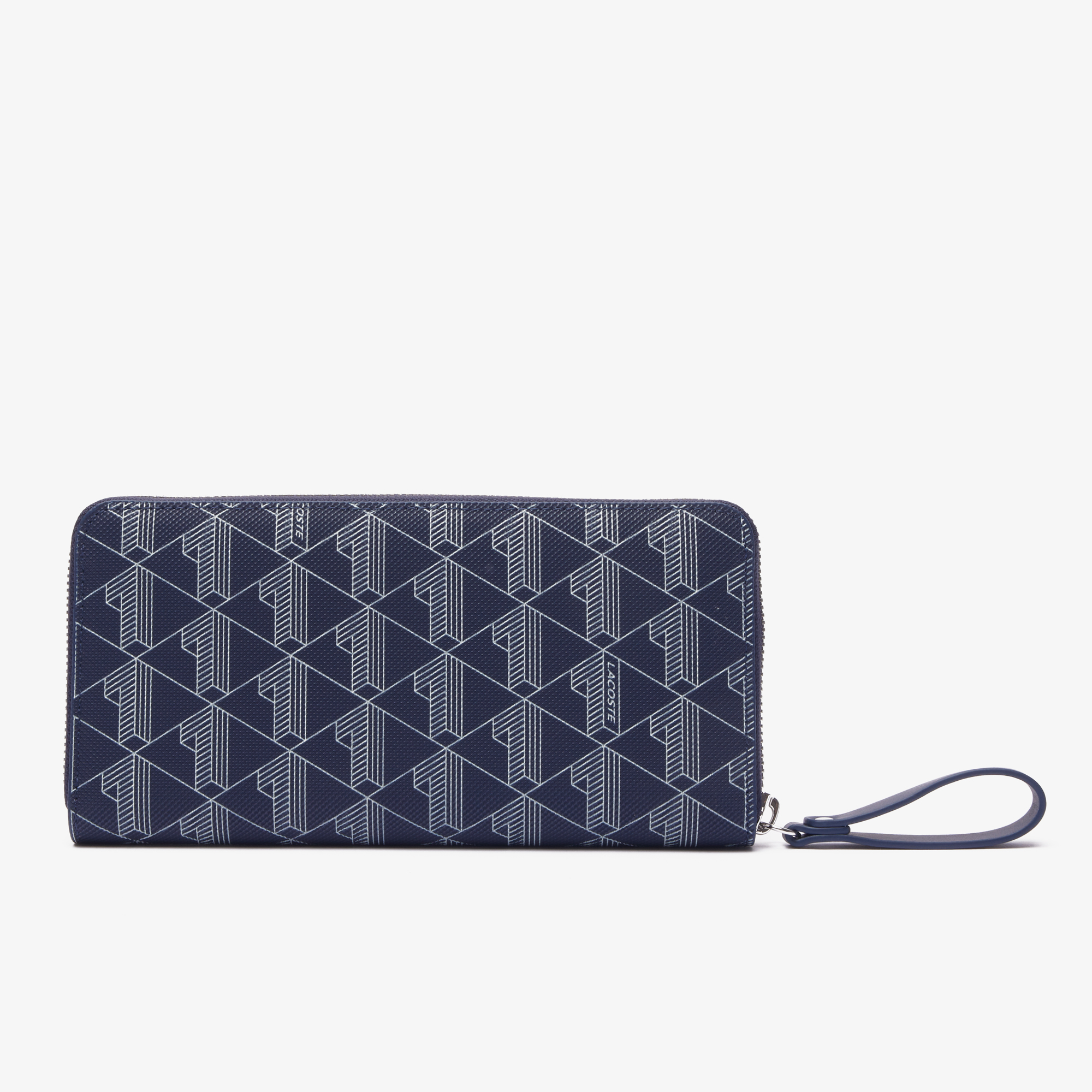 Ví Lacoste Nữ Cỡ Lớn Có Khoá Kéo Họa Tiết Monogram