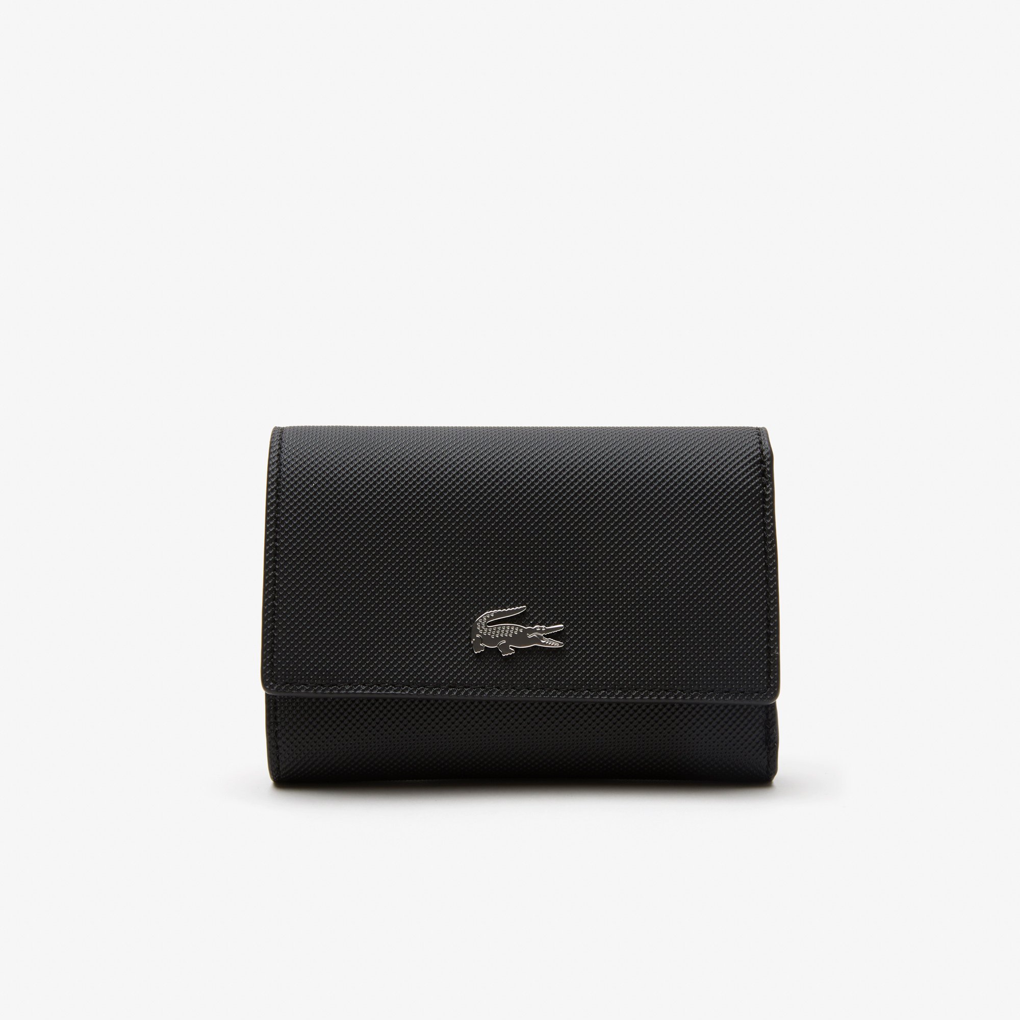 Ví Gập Lacoste Nữ Anna Nắp Gập Có Cúc Bấm