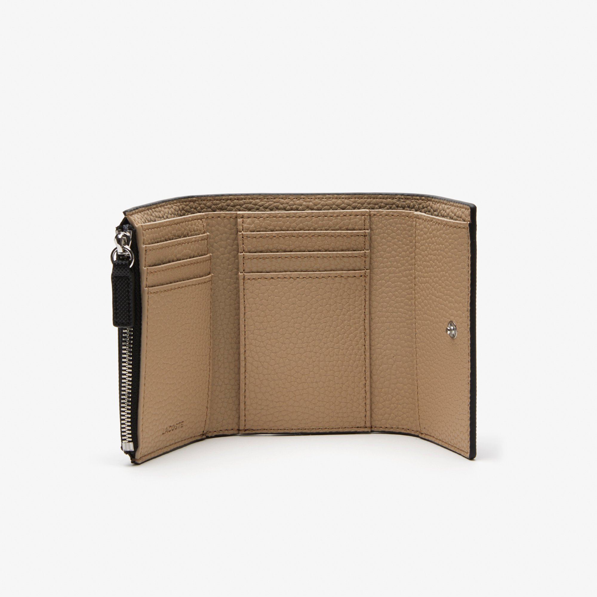 Ví Gập Lacoste Nữ Anna Nắp Gập Có Cúc Bấm