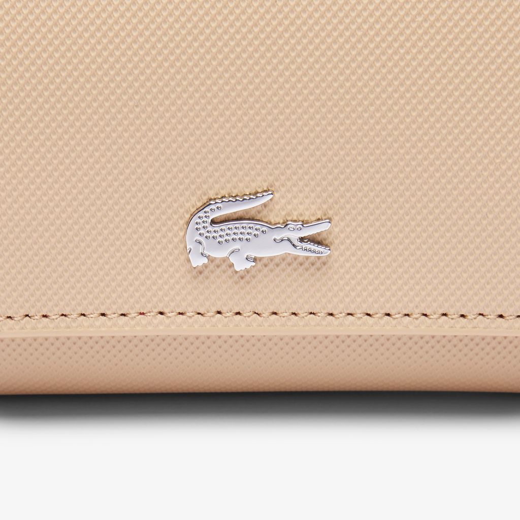 Ví Gập Lacoste Nữ Anna Nắp Gập Có Cúc Bấm