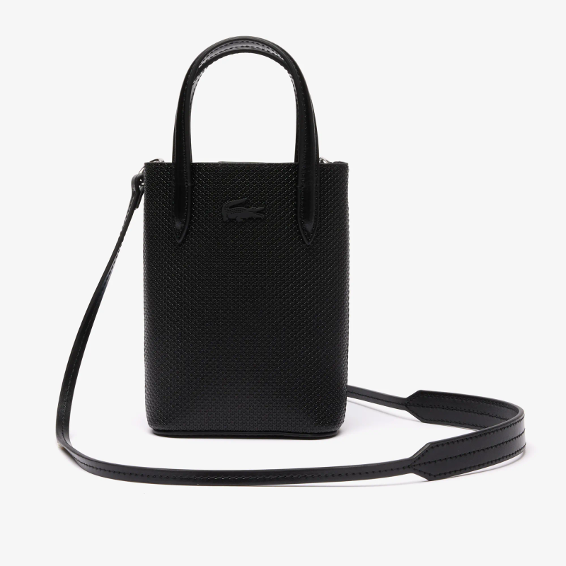 Túi Đeo Chéo Lacoste Nữ Chantaco Cổ Điển Cỡ Nhỏ Chất Liệu Da