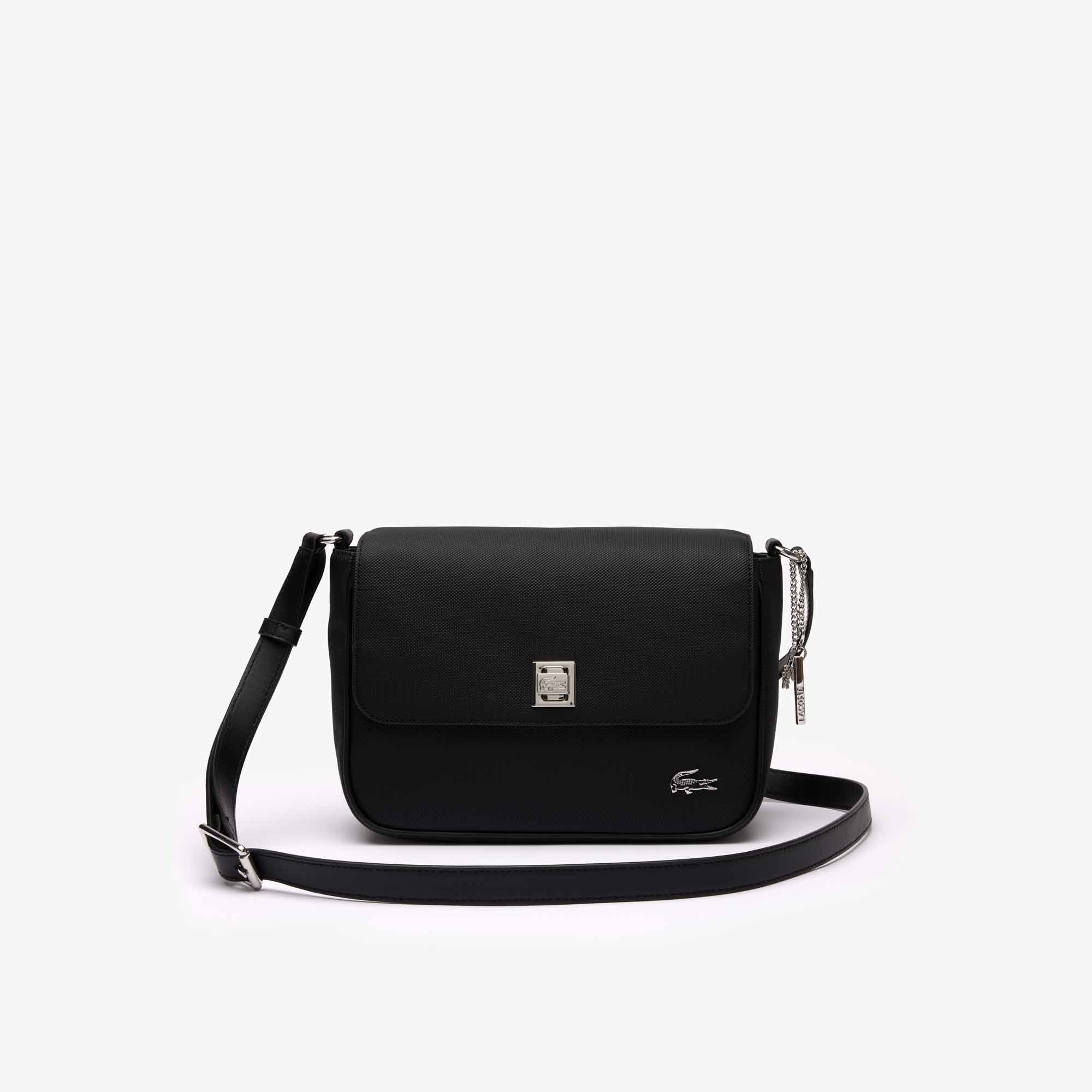 Túi Đeo Chéo Lacoste Nữ Daily Lifestyle Có Nắp Gập