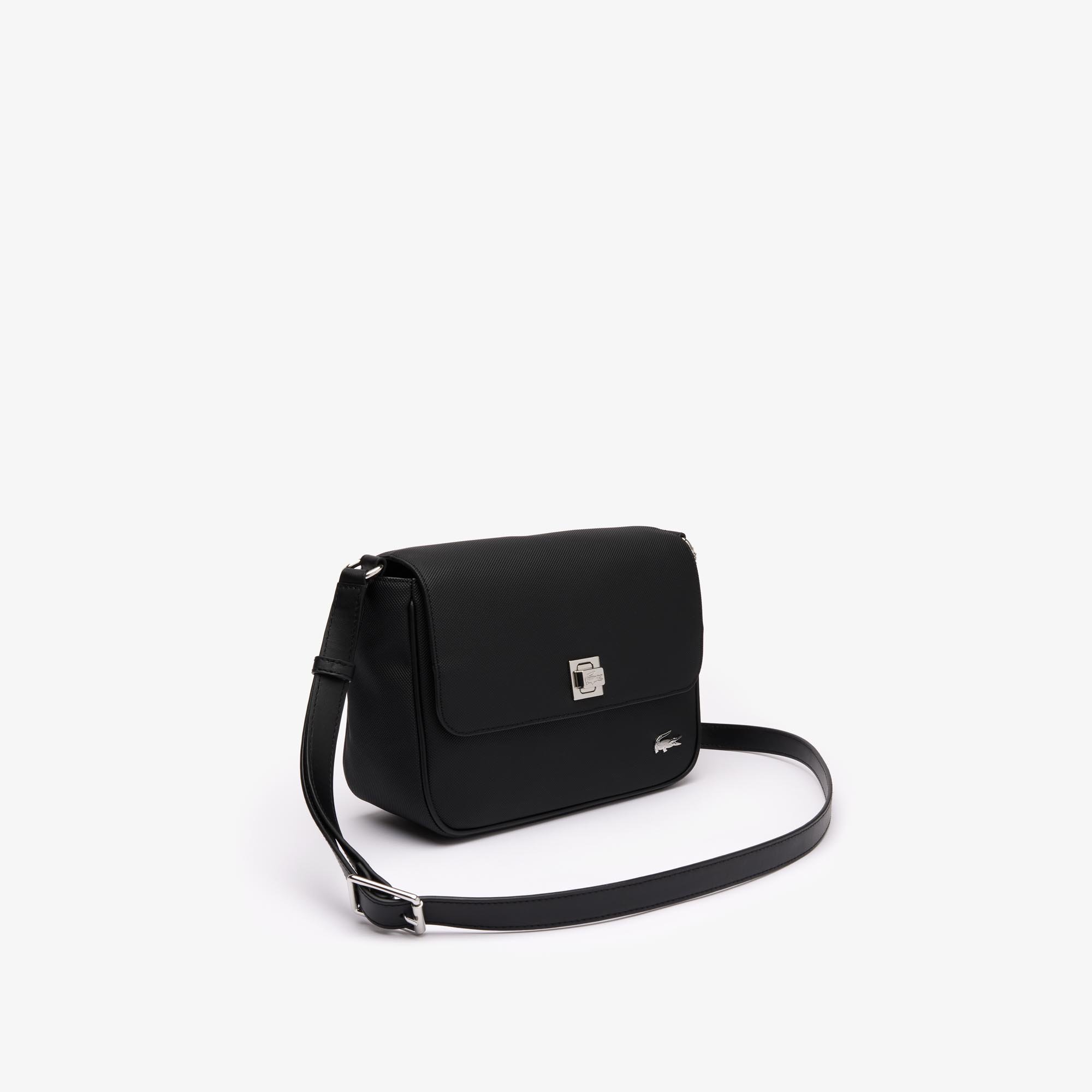 Túi Đeo Chéo Lacoste Nữ Daily Lifestyle Có Nắp Gập