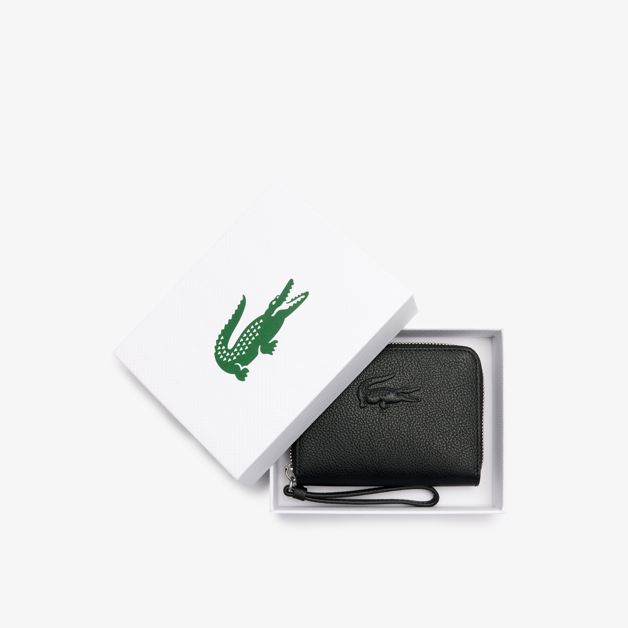Ví Lacoste Nữ City Court Đựng Tiền Xu Chất Liệu Da Grain