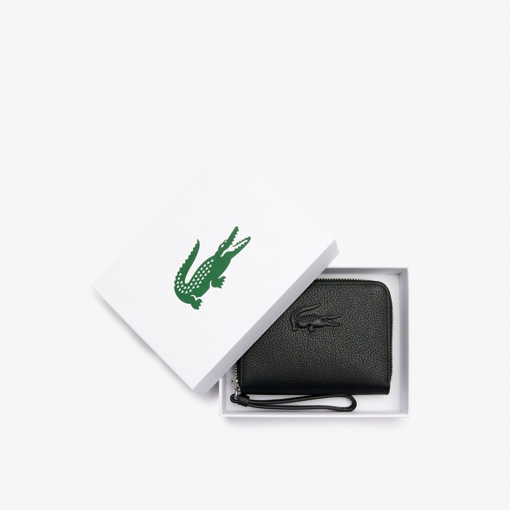 Ví Lacoste Nữ City Court Đựng Tiền Xu Chất Liệu Da Grain