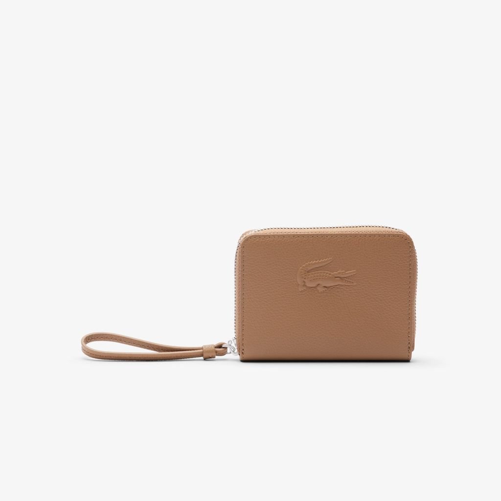 Ví Lacoste Nữ City Court Đựng Tiền Xu Chất Liệu Da Grain