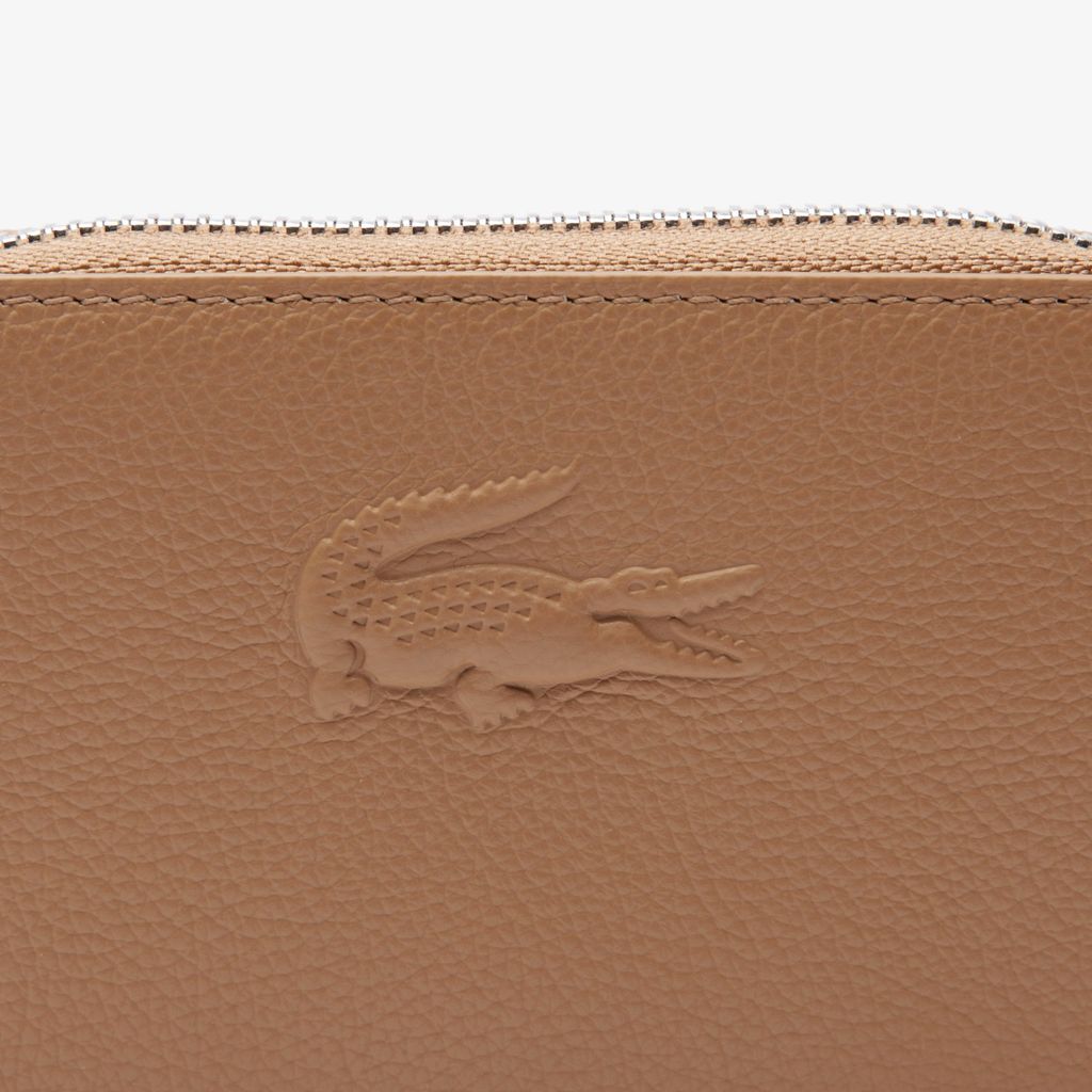 Ví Lacoste Nữ City Court Đựng Tiền Xu Chất Liệu Da Grain