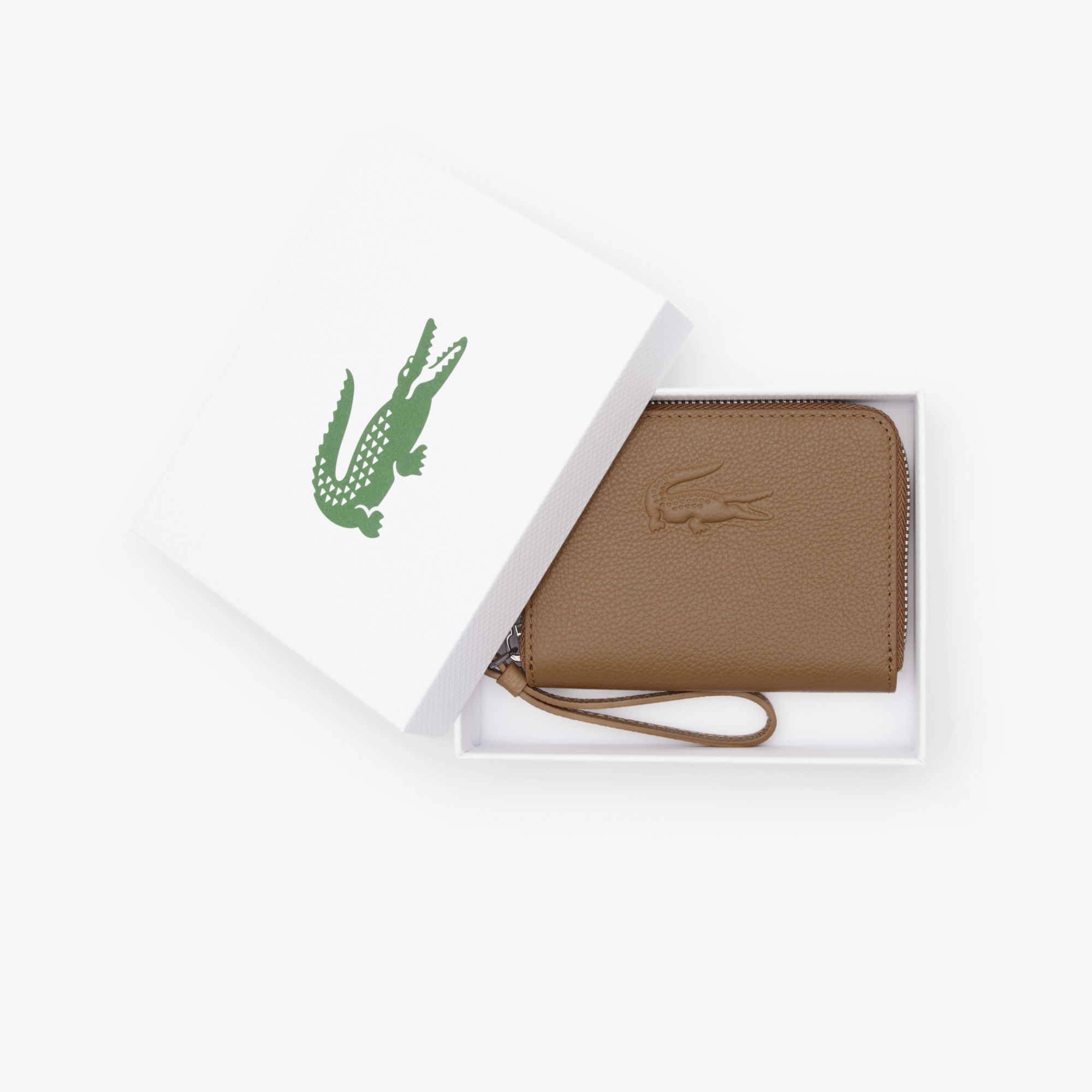 Ví Lacoste Nữ City Court Đựng Tiền Xu Chất Liệu Da Grain