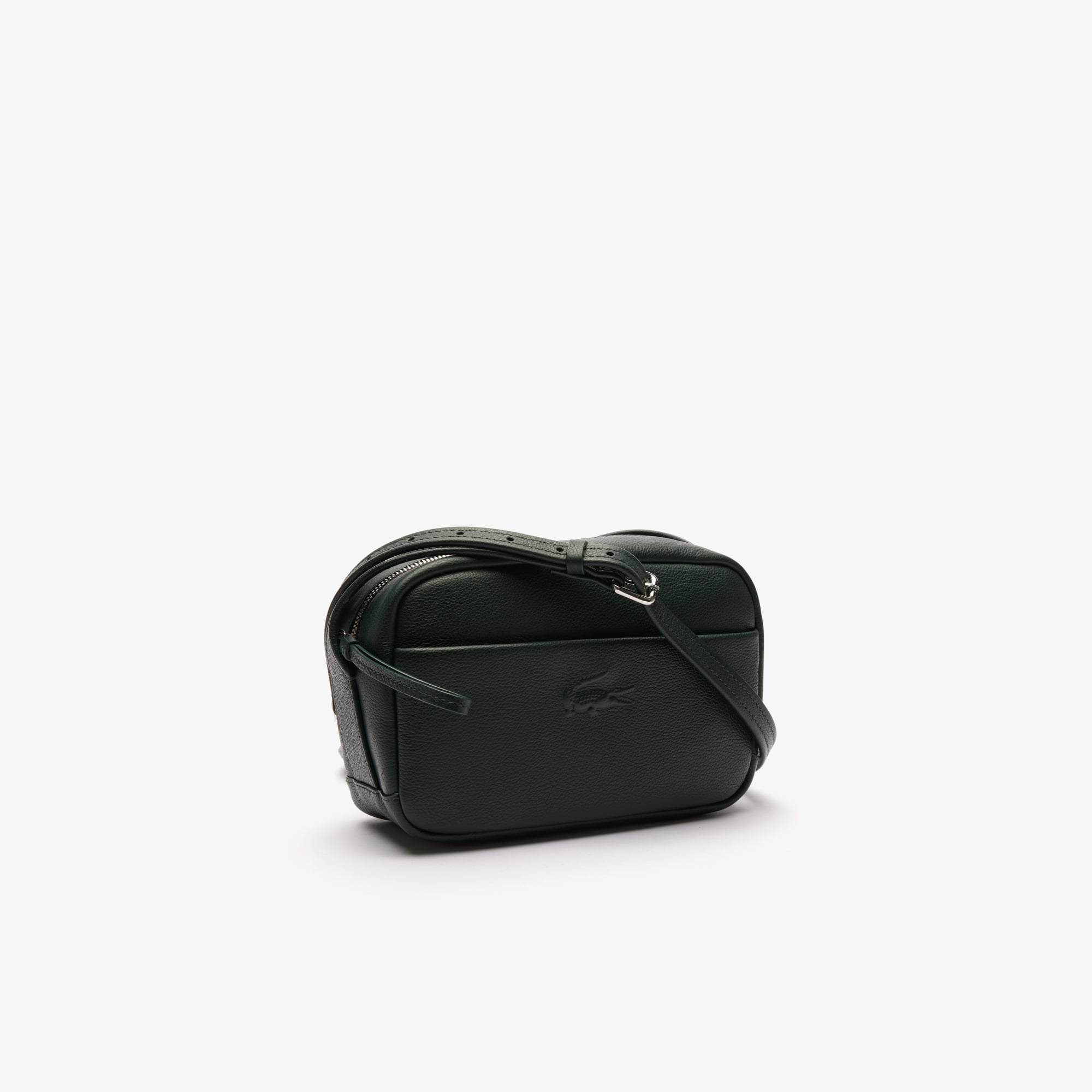 Túi Đeo Chéo Lacoste Nữ City Court Chất Liệu Da Grain