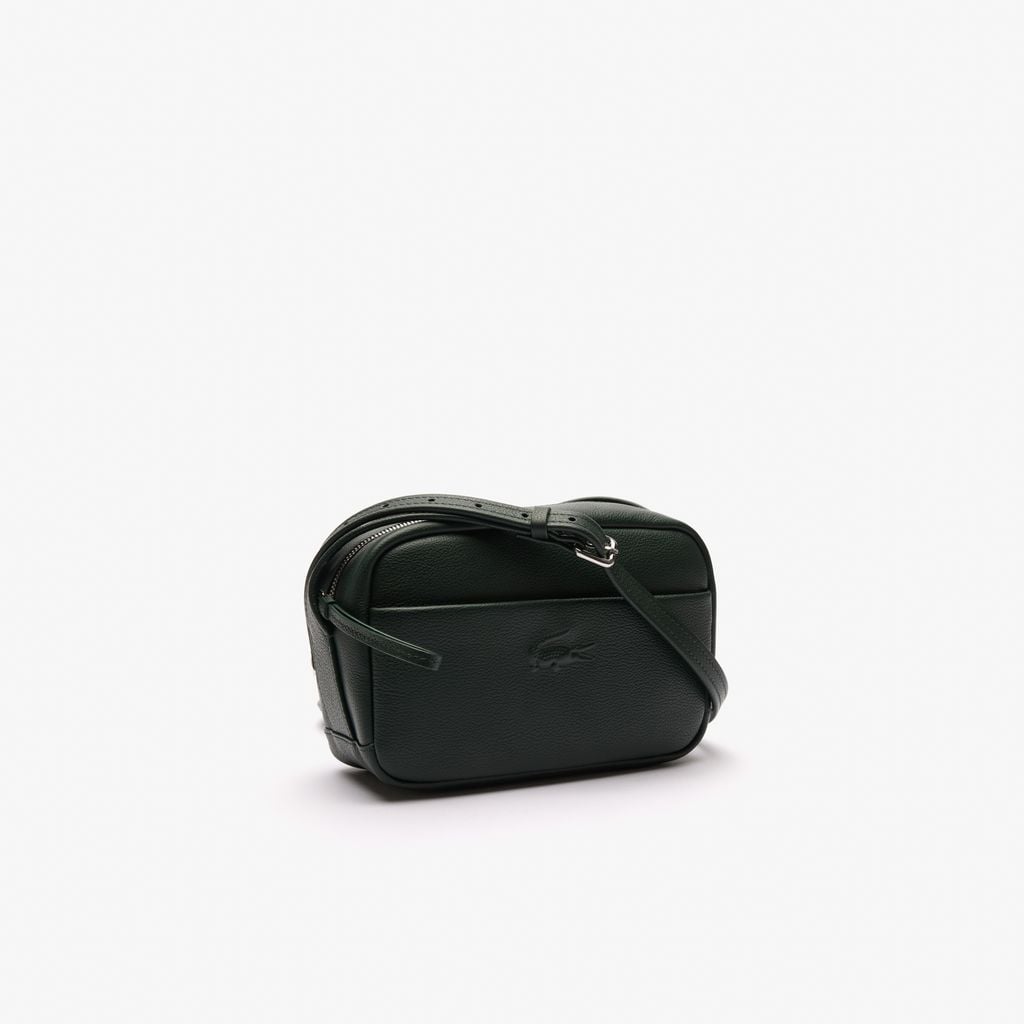 Túi Đeo Chéo Lacoste Nữ City Court Chất Liệu Da Grain