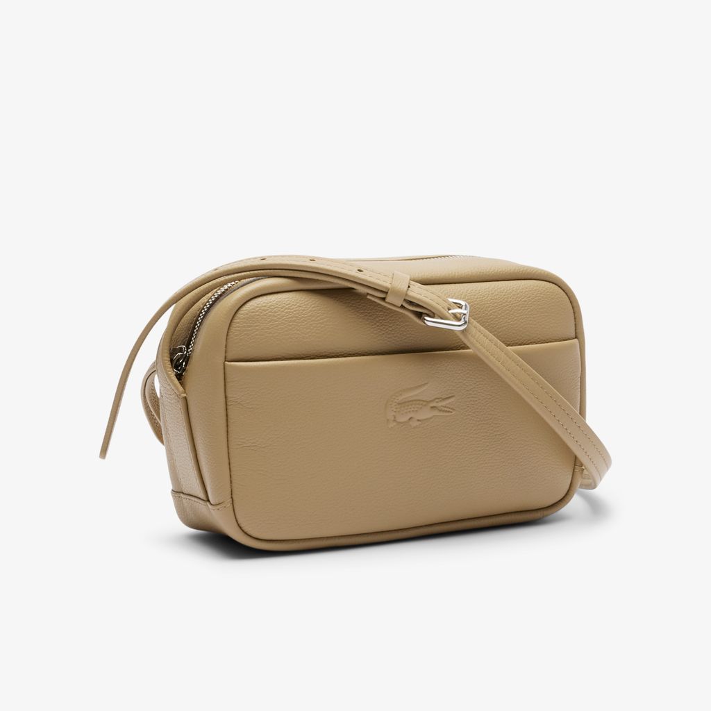 Túi Đeo Chéo Lacoste Nữ City Court Chất Liệu Da Grain