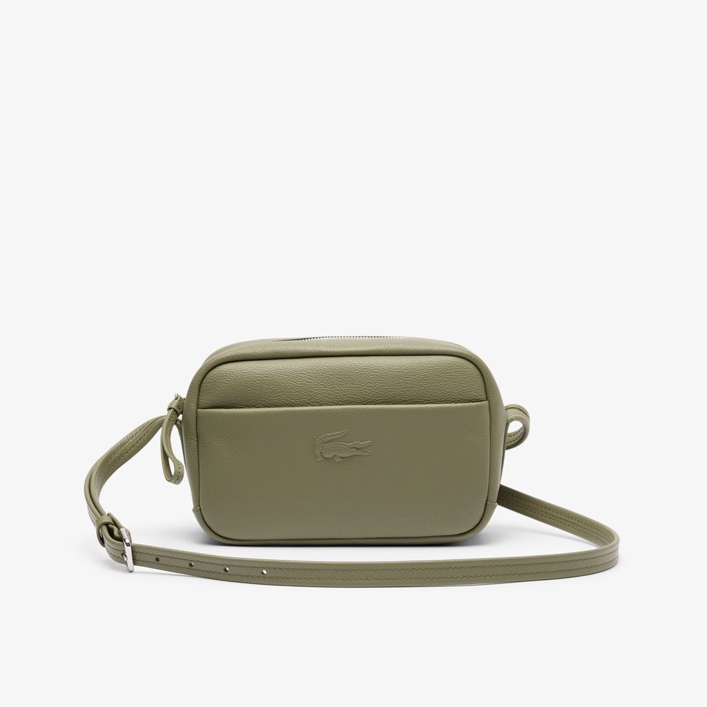 Túi Đeo Chéo Lacoste Nữ City Court Chất Liệu Da Grain
