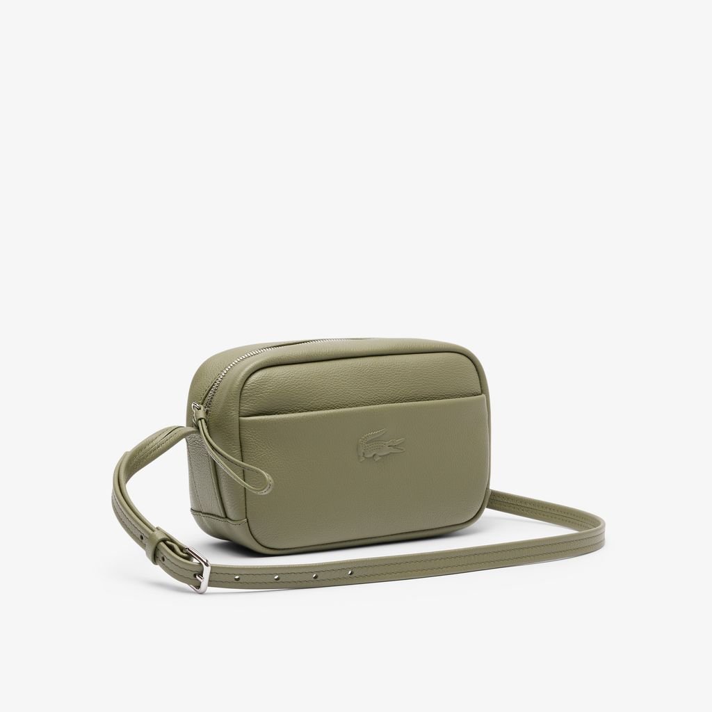 Túi Đeo Chéo Lacoste Nữ City Court Chất Liệu Da Grain