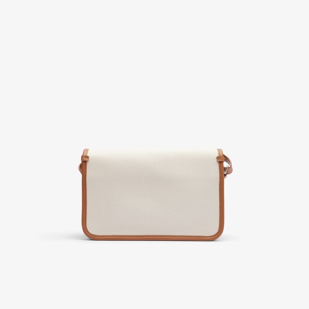 Túi Đeo Chéo Lacoste Nữ Heritage Chất Liệu Canvas Có Nắp Gập