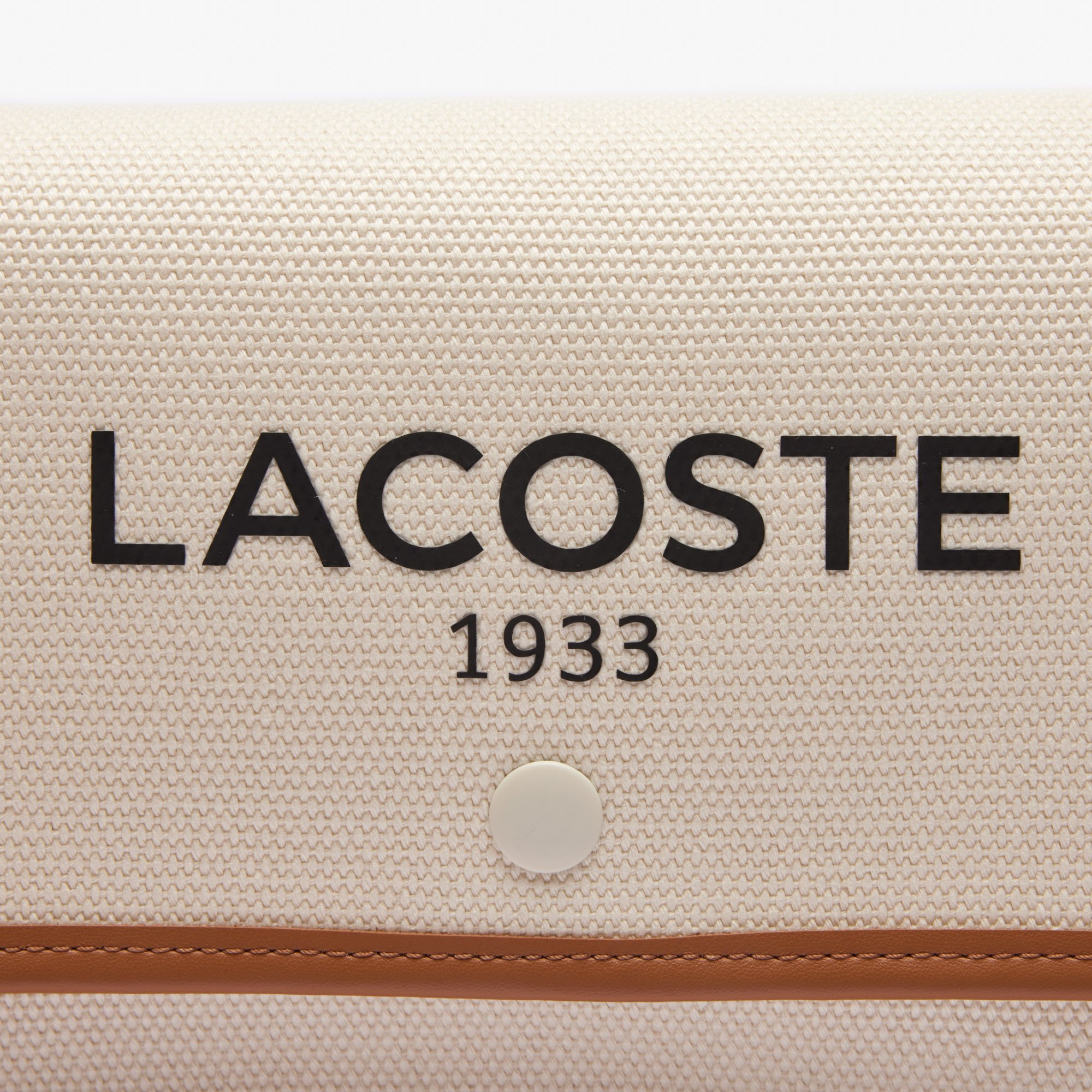 Túi Đeo Chéo Lacoste Nữ Heritage Chất Liệu Canvas Có Nắp Gập