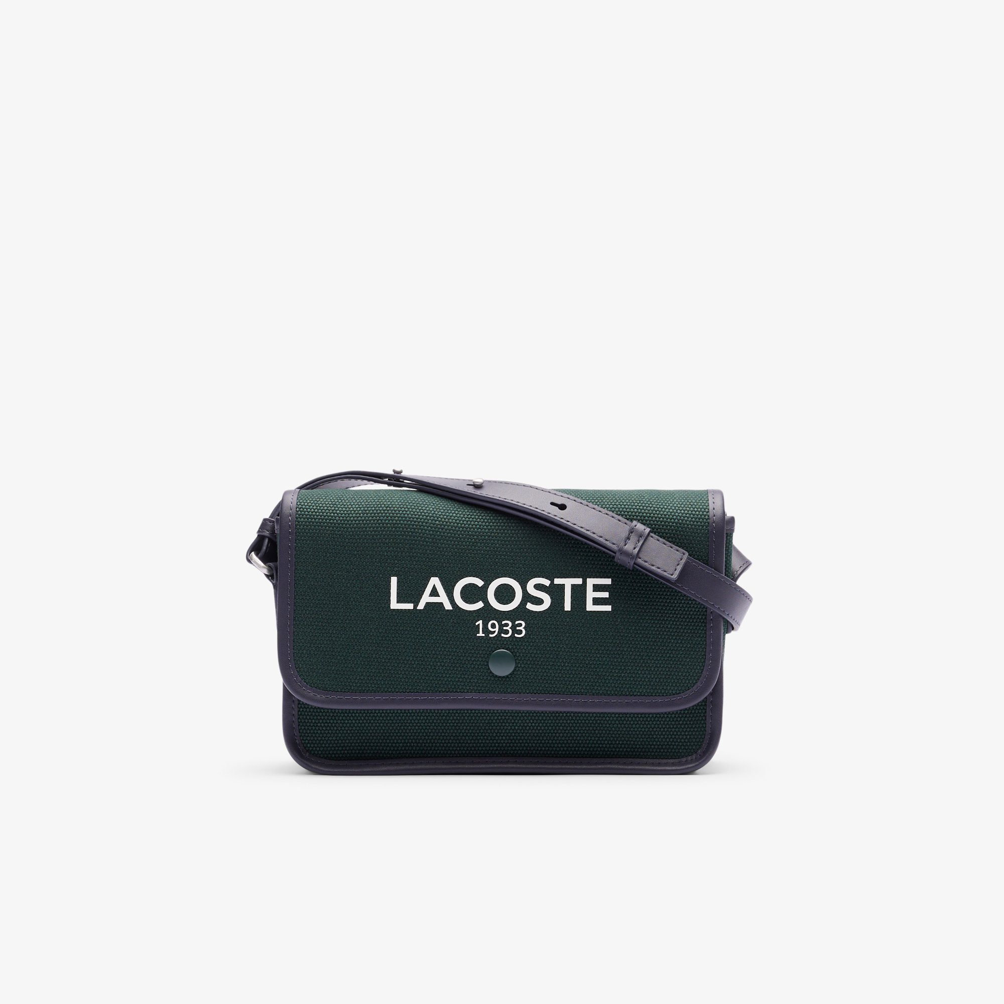 Túi Đeo Chéo Lacoste Nữ Heritage Chất Liệu Canvas Có Nắp Gập