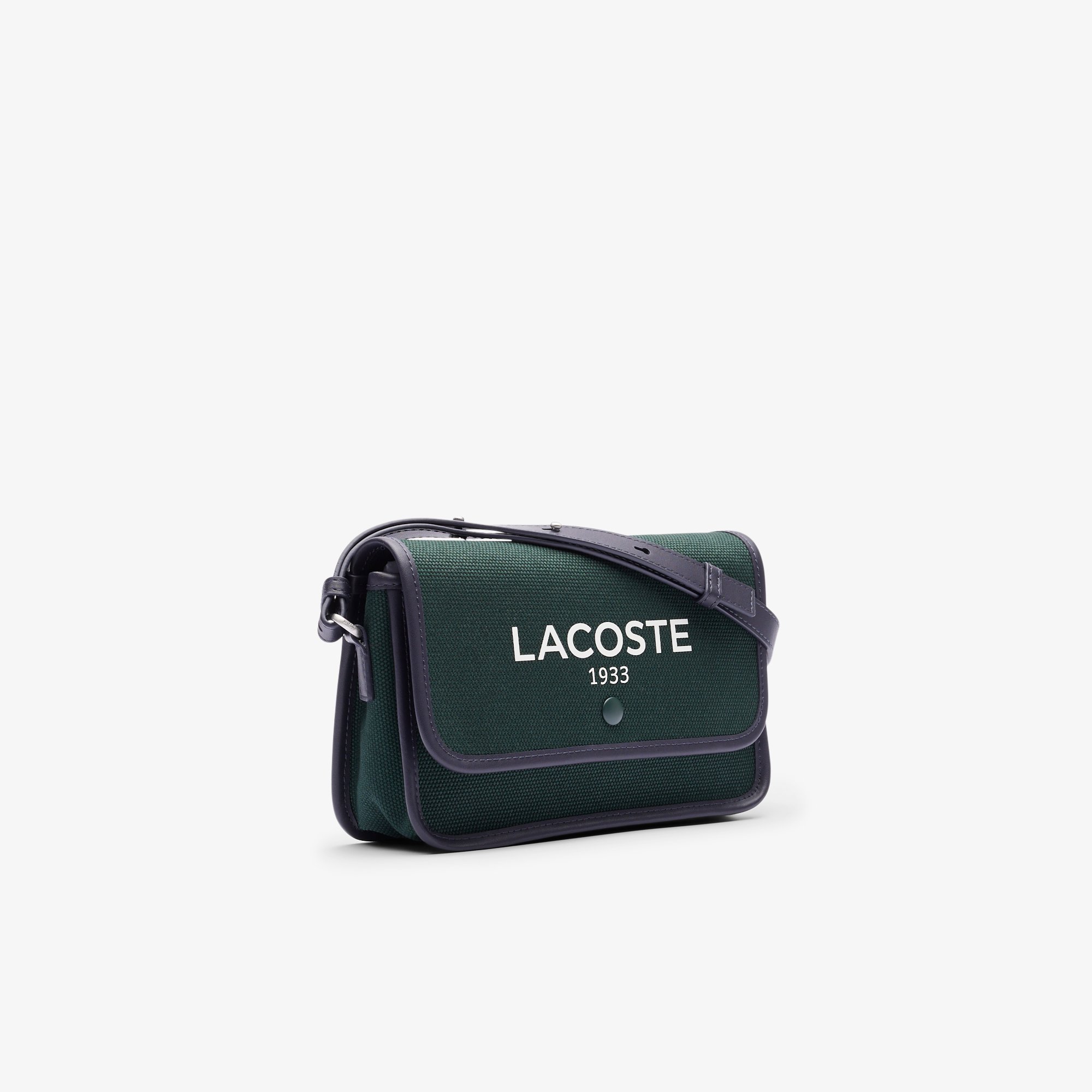 Túi Đeo Chéo Lacoste Nữ Heritage Chất Liệu Canvas Có Nắp Gập