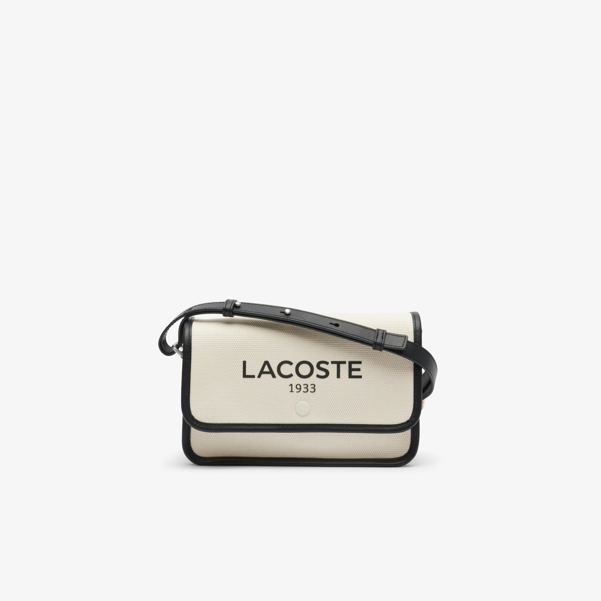 Túi Đeo Chéo Lacoste Nữ Heritage Chất Liệu Canvas Có Nắp Gập