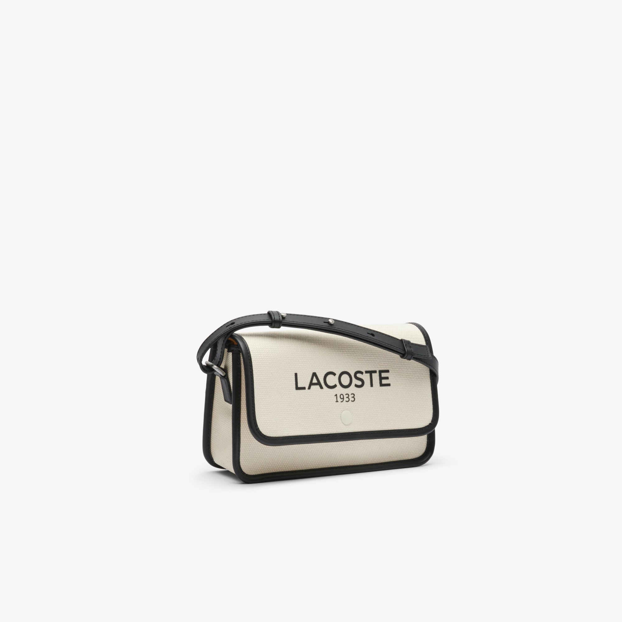 Túi Đeo Chéo Lacoste Nữ Heritage Chất Liệu Canvas Có Nắp Gập