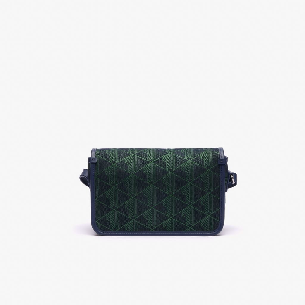 Túi Đeo Chéo Lacoste Nữ Heritage Có Nắp Gập Chất Liệu Jacquard