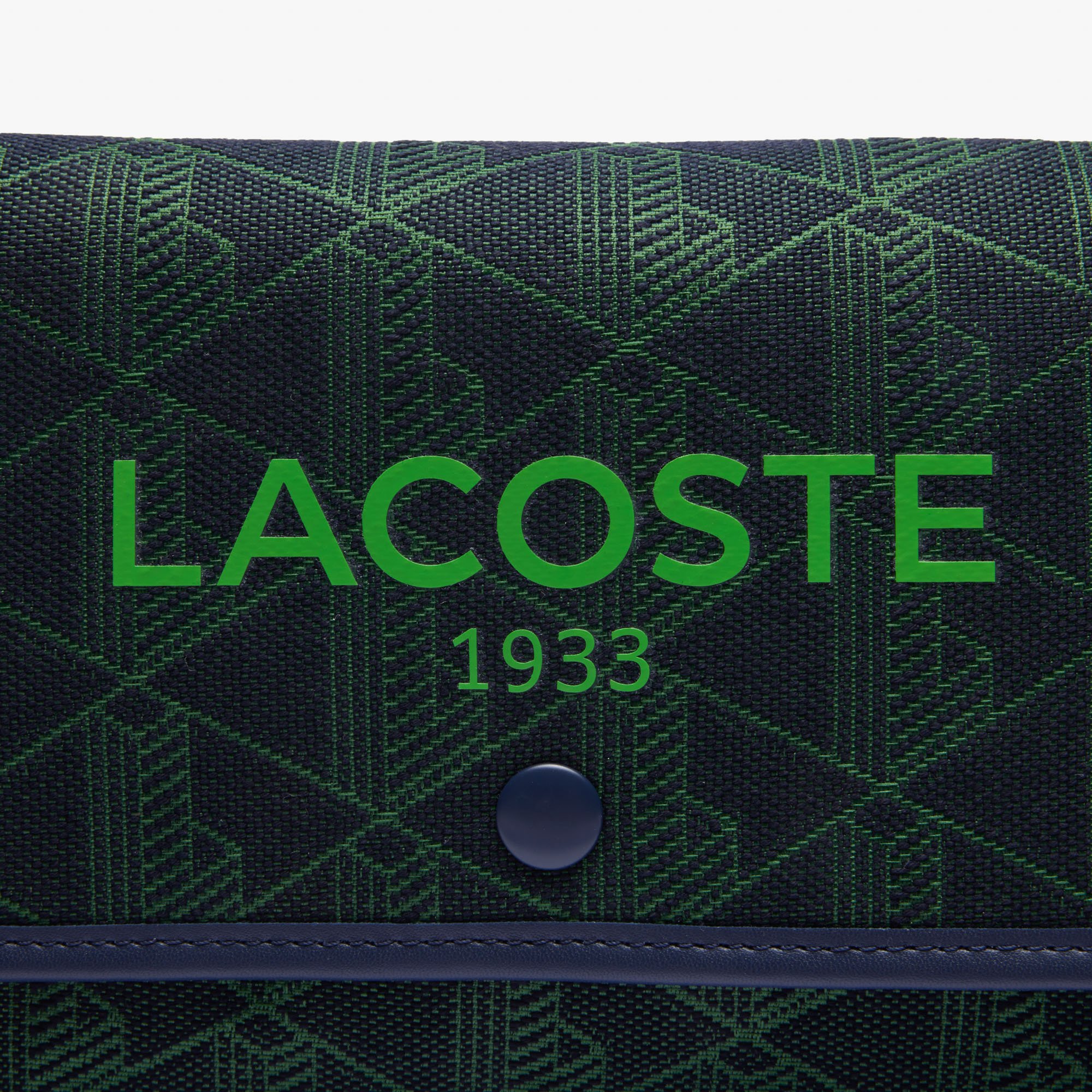 Túi Đeo Chéo Lacoste Nữ Heritage Có Nắp Gập Chất Liệu Jacquard