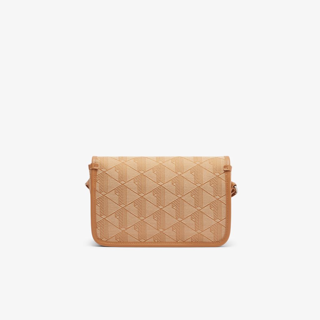 Túi Đeo Chéo Lacoste Nữ Heritage Có Nắp Gập Chất Liệu Jacquard