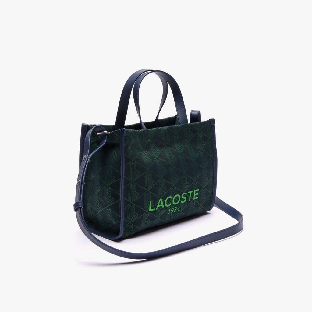 Túi Tote Lacoste Nữ Heritage Cỡ Nhỏ Chất Liệu Jacquard