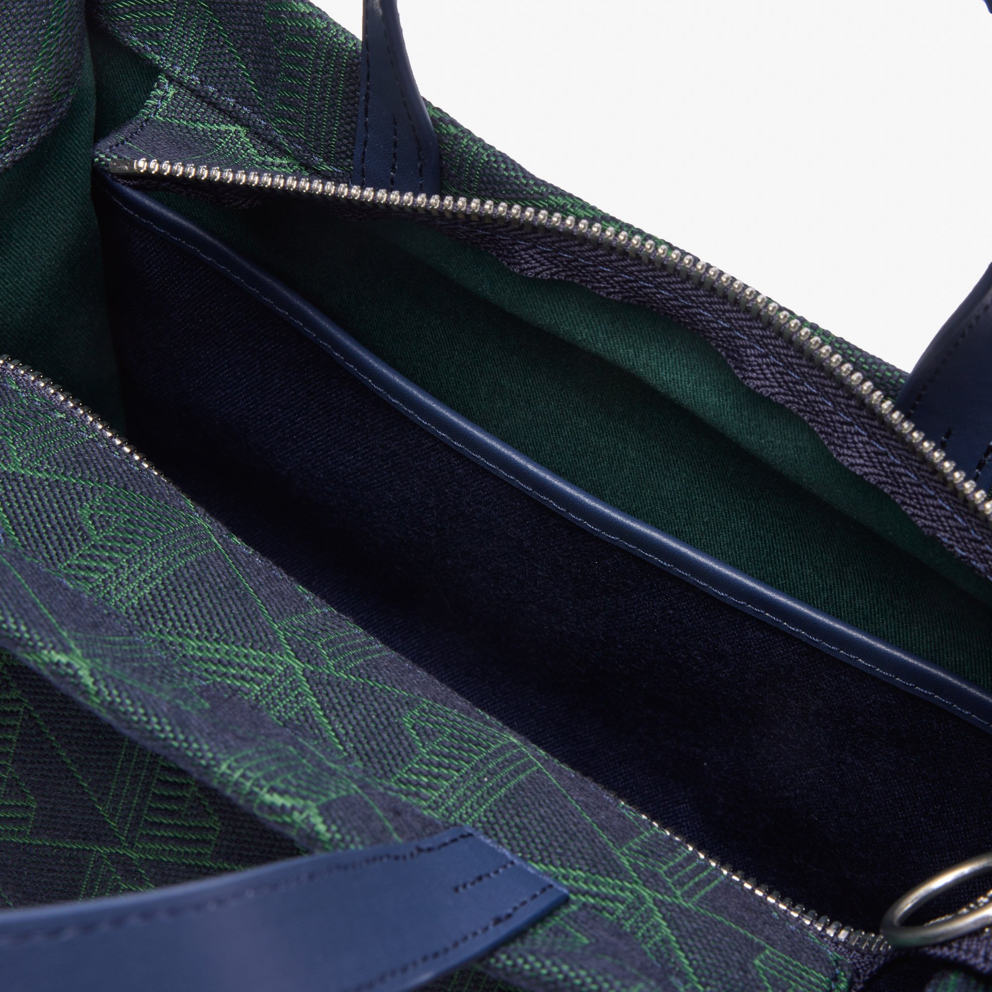 Túi Tote Lacoste Nữ Heritage Cỡ Nhỏ Chất Liệu Jacquard