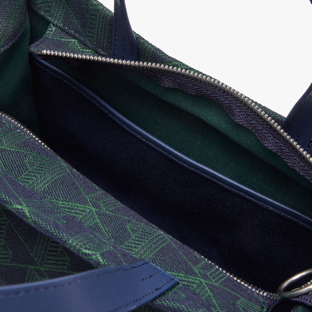 Túi Tote Lacoste Nữ Heritage Cỡ Nhỏ Chất Liệu Jacquard