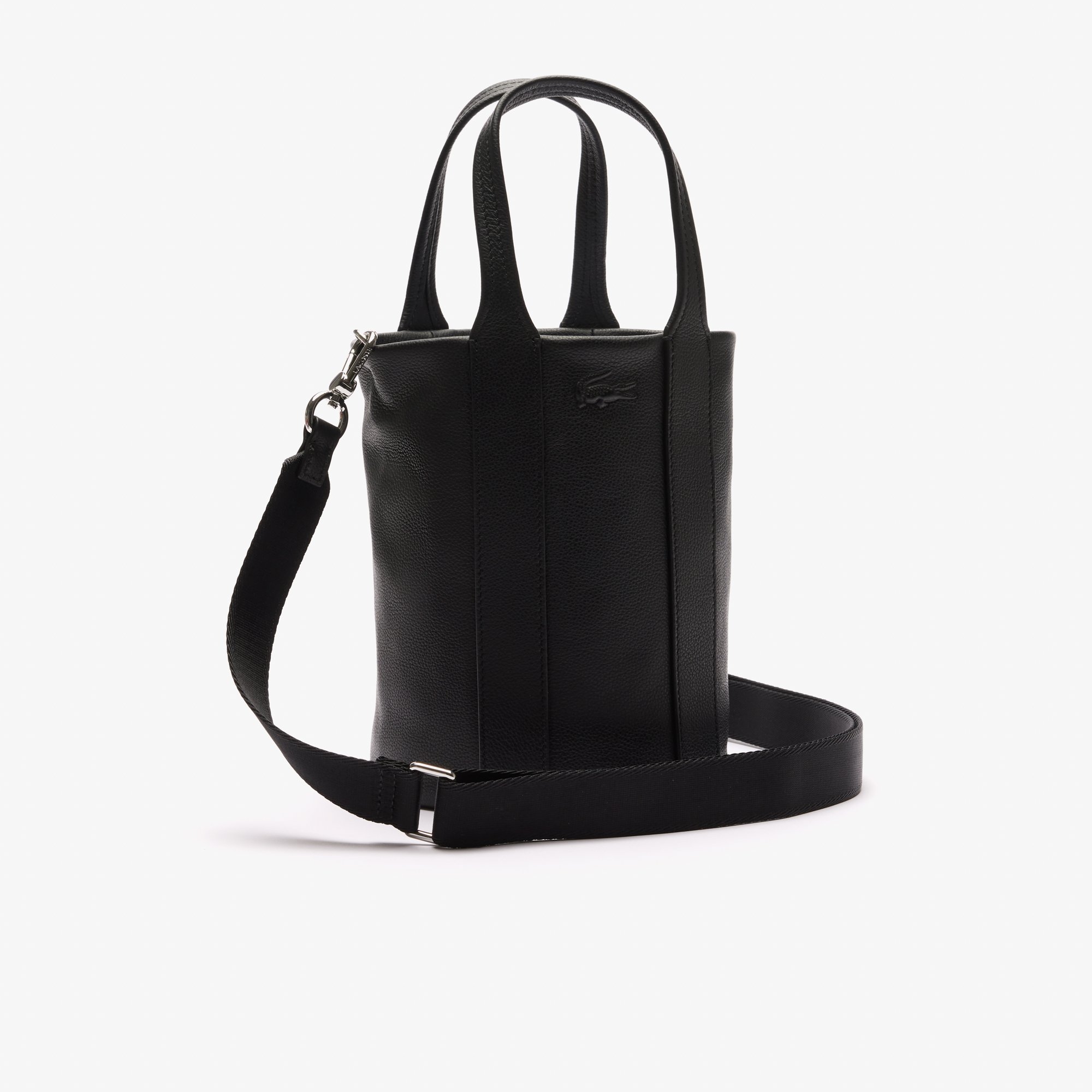 Túi Bucket Lacoste Nữ City Court Chất Liệu Da Grain